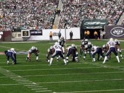 New York Jets offense on the field - CC BY 2.0 - credit: Marianne O'Leary